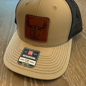 Richardson Tan and Black Trucker Hat